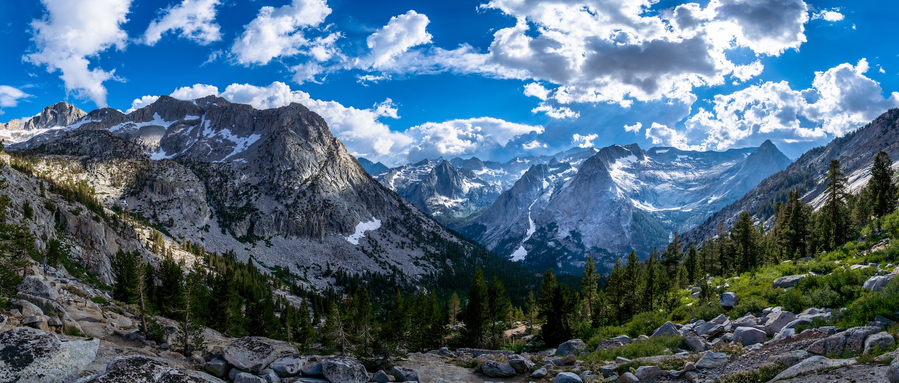 Dramatic clouds over Kings Canyon National Park in the Sierras. Photo by Brock Dallman