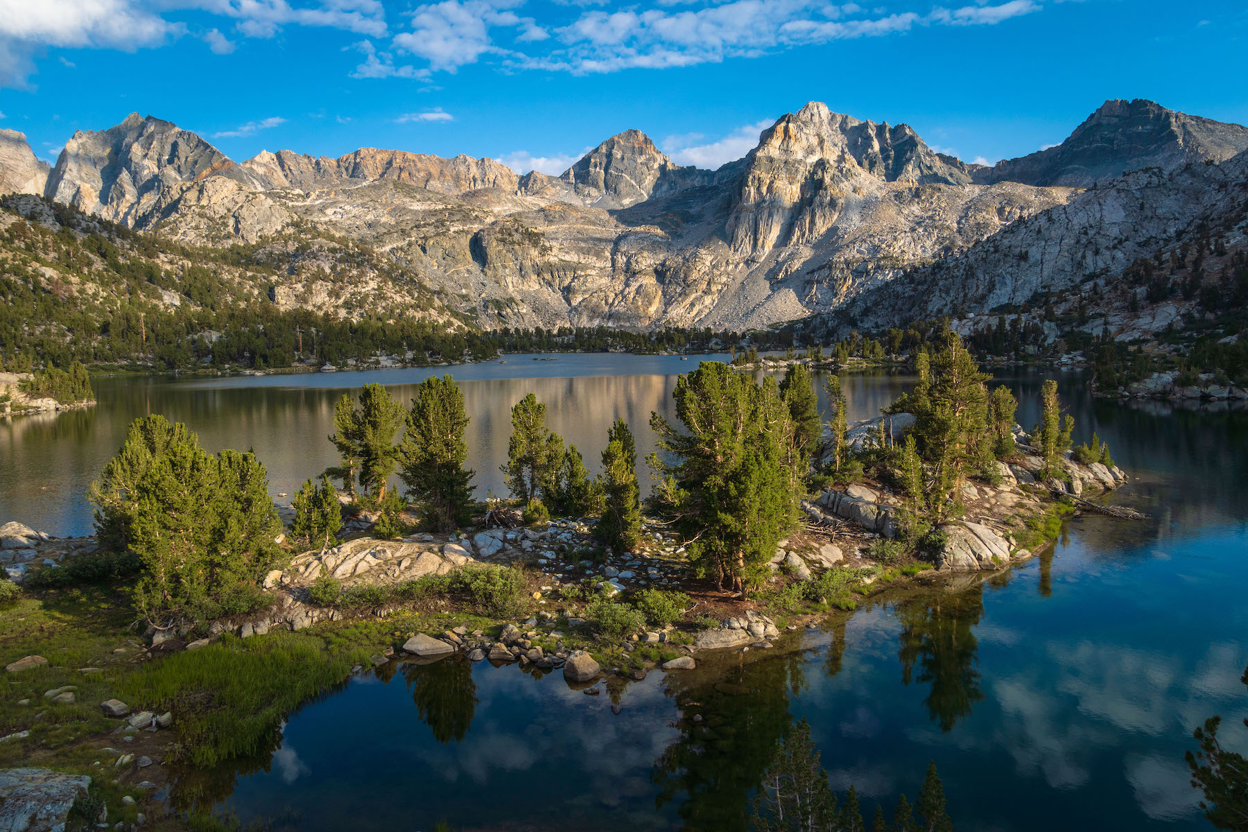 Middle Rae Lakes in Kings Canyon National Park. Photo by Brock Dallman