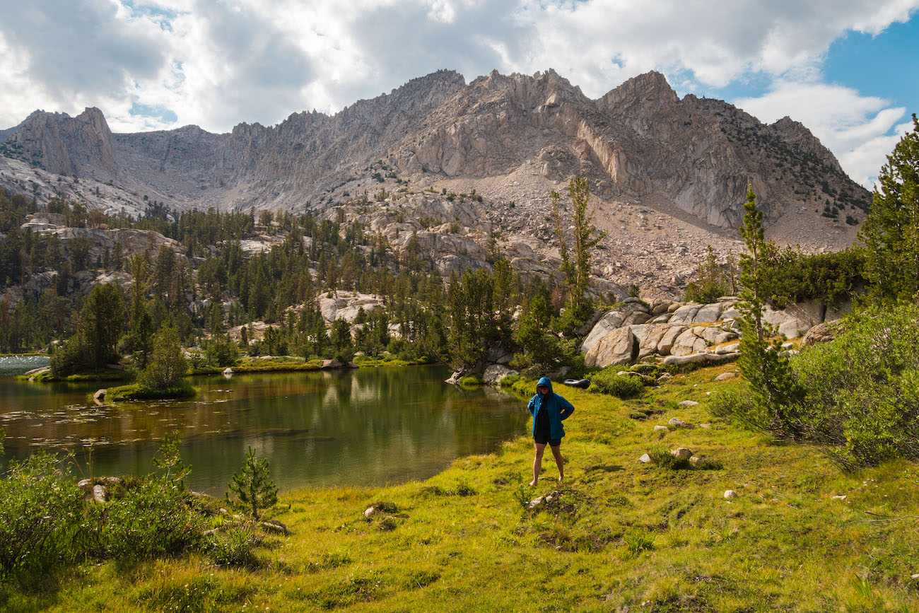 Sam Stych in the Sixty Lake Basin in Kings Canyon National Park