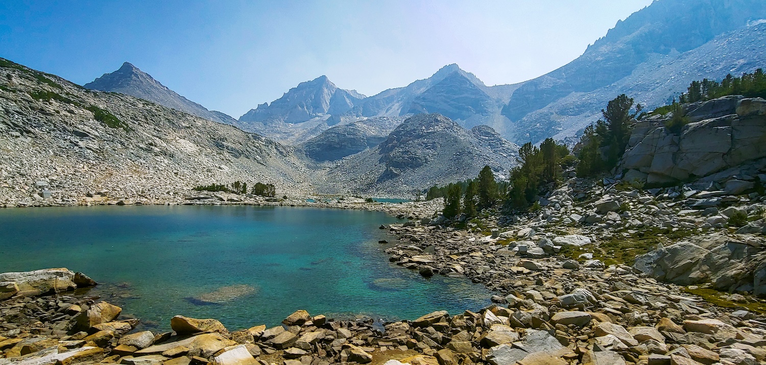 Treasure Lakes in the Little Lakes Valley in the Eastern Sierras