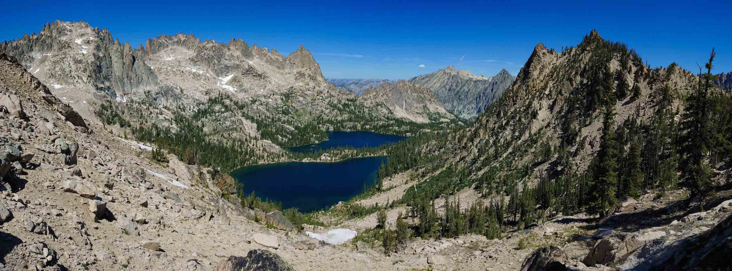 Baron Lakes in Idaho's Sawtooth Range