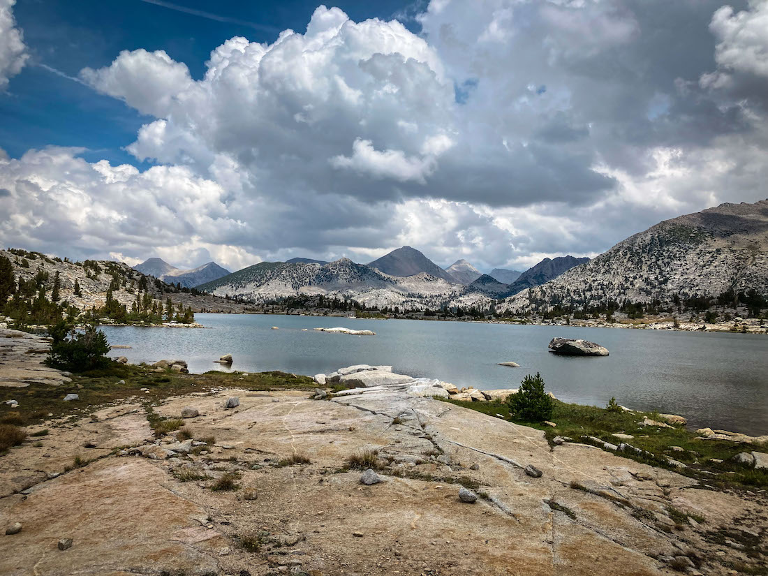 Shoreline of Marie Lake along the John Muir Trail - Pacific Crest Trail