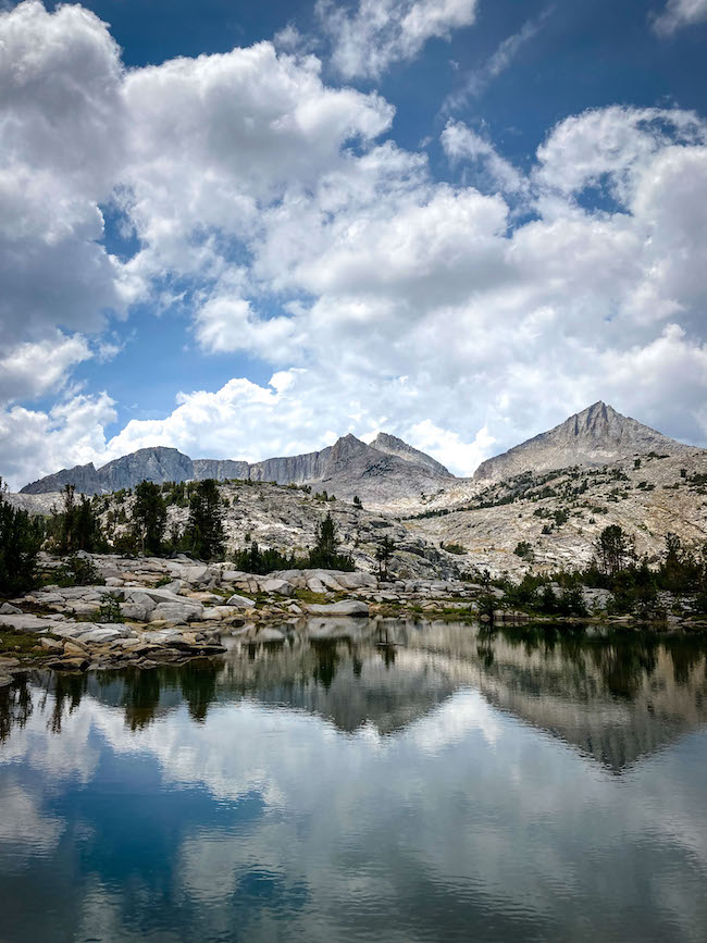 Storm Clouds at Marie Lake along the John Muir Trail - Pacific Crest Trail
